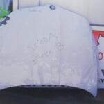 Skoda Superb motor kaputu beyaz orjinal