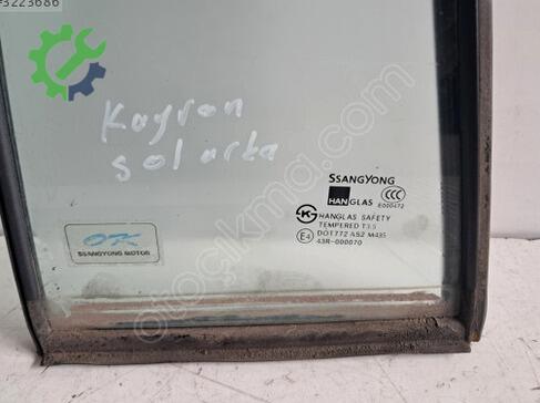 SsangYong Kyron Sol Arka Kapı Camı çıkma parça