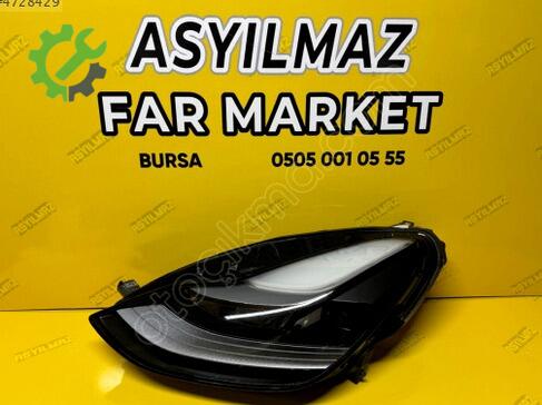 Tesla Model 3 Sol Ön Far çıkma parça