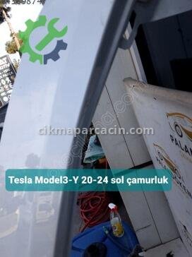 Tesla Model Y Sol Çamurluk MODEL3-Y çıkma parça