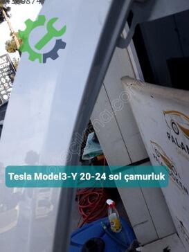 Tesla Model Y Sol Çamurluk MODEL3-Y çıkma parça
