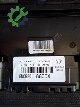 Volkswagen Tiguan Gösterge Paneli 5N0920883DX çıkma parça