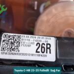 Toyota C-HR 23-25 Fulledli  Sağ Far