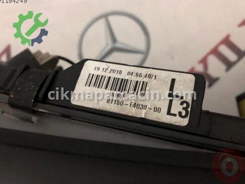 Toyota C-HR Hybrid Sol Ön Far 81150-F4030-00 çıkma parça