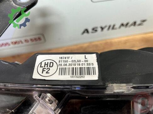 Toyota Corolla Sol Ön Far 8115002L5500 çıkma parça