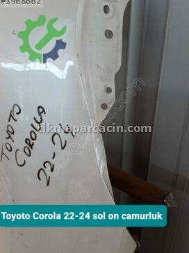 Toyota Corolla Sol Ön Çamurluk 22-24 çıkma parça