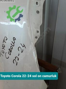 Toyota Corolla Sol Ön Çamurluk 22-24 çıkma parça