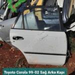 Toyoto Corola 99-02 Sağ Arka Kapı
