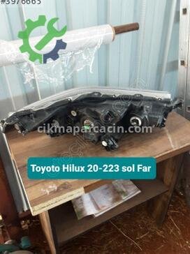 Toyota Hilux Sol Ön Far 20-223 çıkma parça