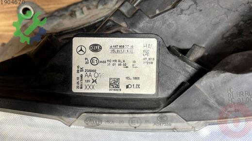 Mercedes-Benz Vito Sol Ön Far A4479067700 çıkma parça
