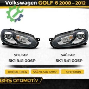 VOLKSWAGEN GOLF 4 1997 2003 SAĞ SOL FAR 1J1941017B 1J1941018B