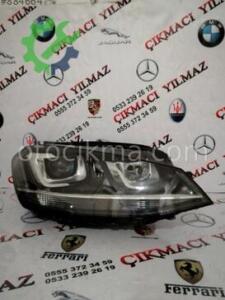 Volkswagen golf 7 çıkma sağ xenon far çıkma yedek parça