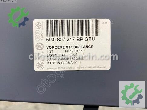 Volkswagen Golf Ön Tampon 5G0807217BP çıkma parça
