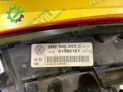 Volkswagen Golf Sol Arka Stop 5H0945093 çıkma parça