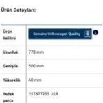 Volkswagen Polo 1993-1998 Orijinal Çıkma Sunroof