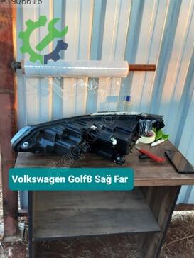 Volkswagen Golf Sağ Ön Far GOLF8 çıkma parça
