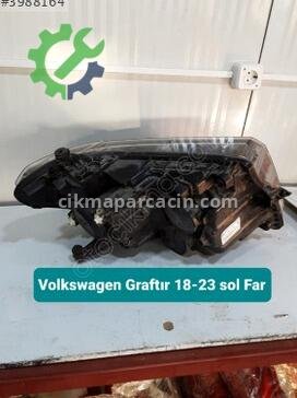 Volkswagen Passat Sol Ön Far 18-23 çıkma parça