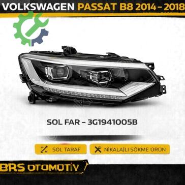 Volkswagen Passat Sol Ön Far çıkma parça