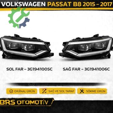 Volkswagen Passat Sol Ön Far çıkma parça