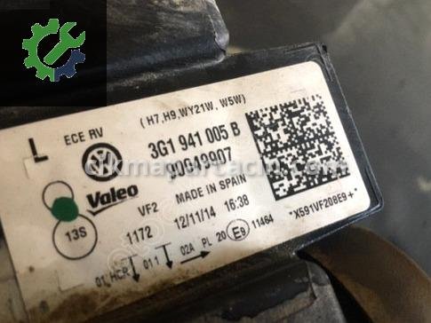 Volkswagen Passat Halojen Far 3G1941005B çıkma parça
