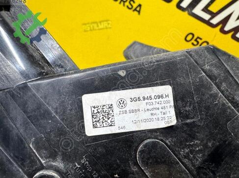 Volkswagen Passat Sağ Arka Stop 3G5945096E çıkma parça