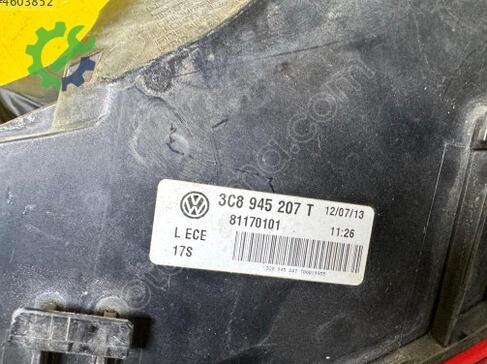 Volkswagen VW CC Sol Arka Stop çıkma parça