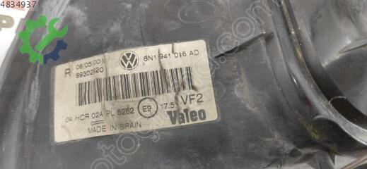 Volkswagen Polo Sağ Ön Far 6N1941016AD çıkma parça