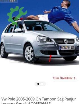 Volkswagen Polo Tampon Izgarası çıkma parça