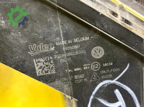 Volkswagen Polo Sağ Sis Farı 2G0941662B çıkma parça