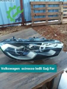 Volkswagen  scirocco ledli Sağ Far