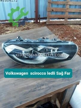 Volkswagen Scirocco Sağ Ön Far çıkma parça