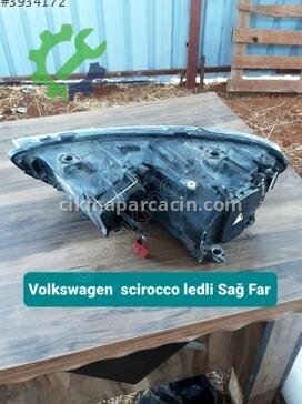 Volkswagen Scirocco Sağ Ön Far çıkma parça