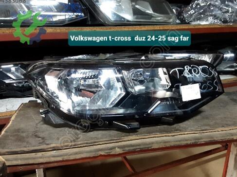 Volkswagen T-Cross Sağ Ön Far 24-25 çıkma parça