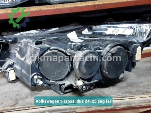 Volkswagen T-Cross Sağ Ön Far 24-25 çıkma parça