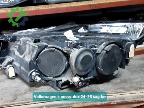 Volkswagen T-Cross Sağ Ön Far 24-25 çıkma parça