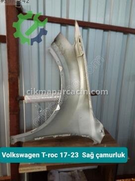 Volkswagen T-Roc Sağ Çamurluk 17-23 çıkma parça
