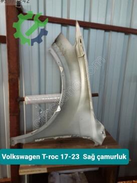 Volkswagen T-Roc Sağ Çamurluk 17-23 çıkma parça