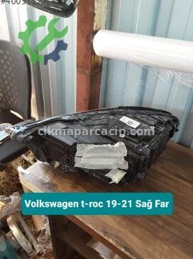 Volkswagen T-Roc Sağ Ön Far 19-21 çıkma parça