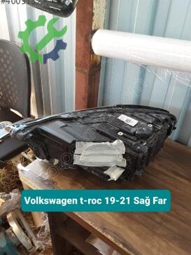 Volkswagen T-Roc Sağ Ön Far 19-21 çıkma parça