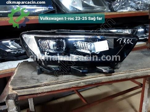 Volkswagen T-Roc Sağ Ön Far çıkma parça