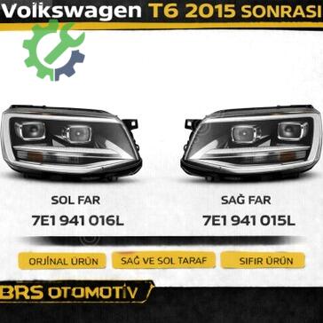 Volkswagen Transporter Sol Ön Far çıkma parça