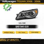 VOLKSWAGEN TİGUAN 2006 2009 SOL FAR  5N1941031