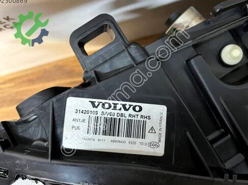 Volvo S60 Sağ Ön Far 31420109 çıkma parça