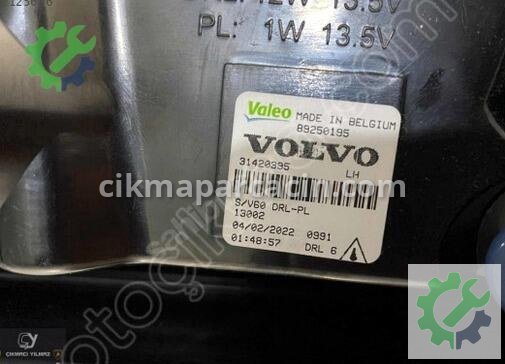 Volvo S60 Gündüz Ledi çıkma parça