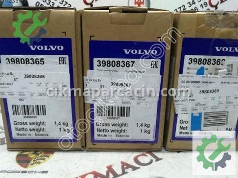 Volvo S80 Emniyet Kemeri 39808365 çıkma parça