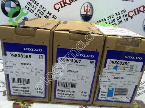 Volvo S80 Emniyet Kemeri 39808365 çıkma parça