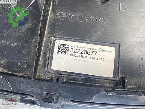 Volvo S90 Sağ Ön Far 32228677 çıkma parça