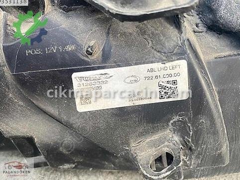 Volvo V40 Sağ Ön Far çıkma parça