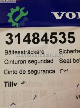 Volvo V40 Emniyet Kemeri çıkma parça