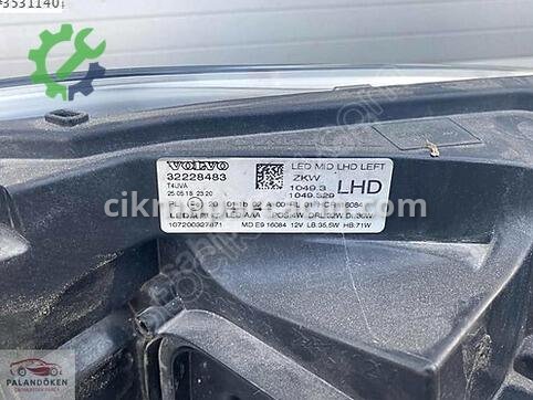 Volvo V40 Sol Ön Far çıkma parça